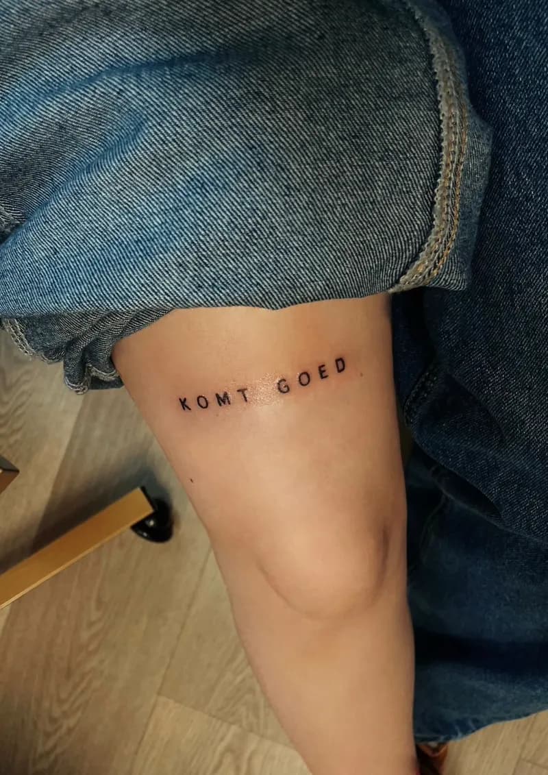 Tattoo level 1 voorbeeld 9